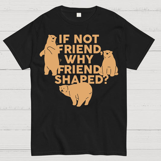 If Not Friend, Why Friend Shaped Geek T-Shirt