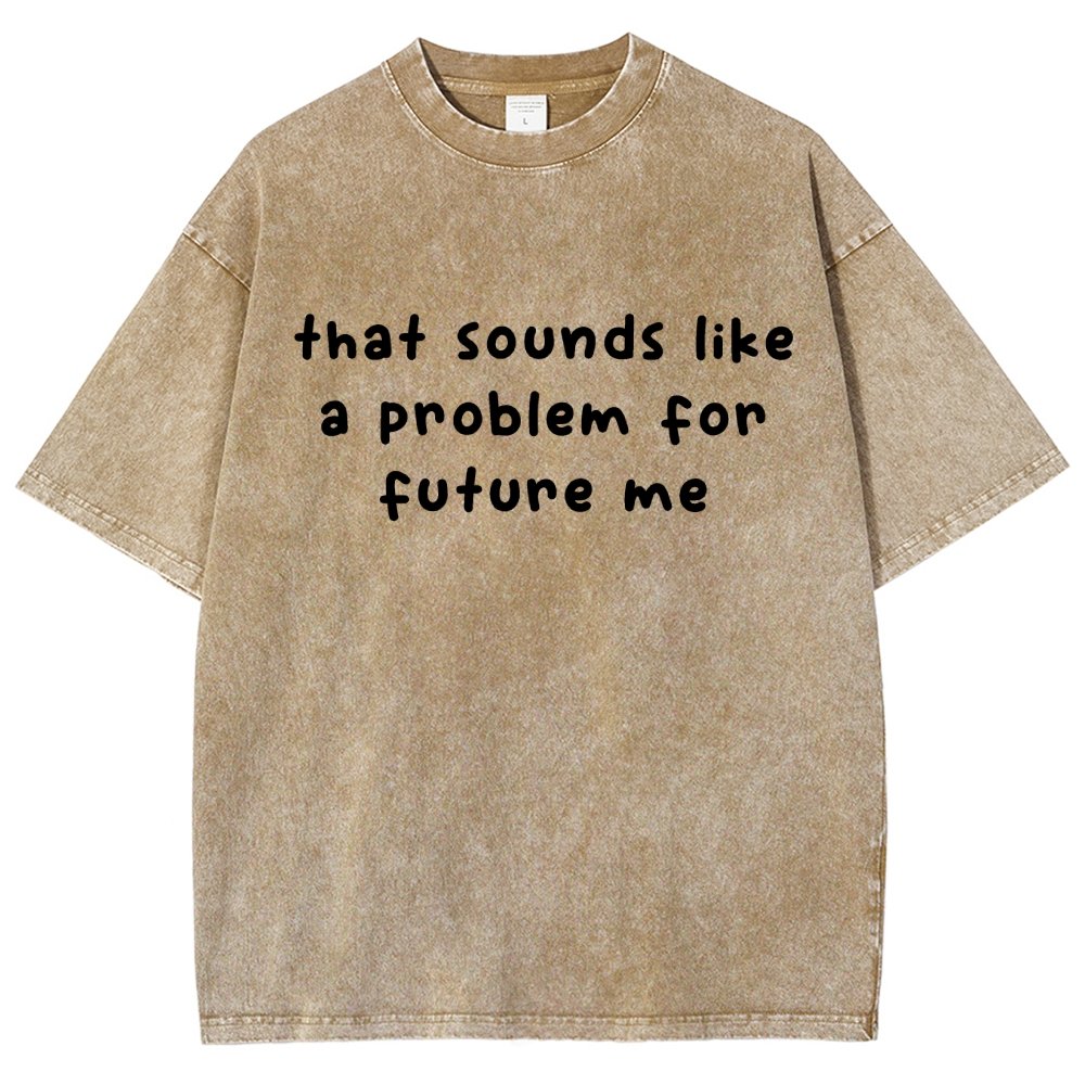 Future Problem Vintage Distressed T-shirt