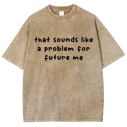 Future Problem Vintage Distressed T-shirt