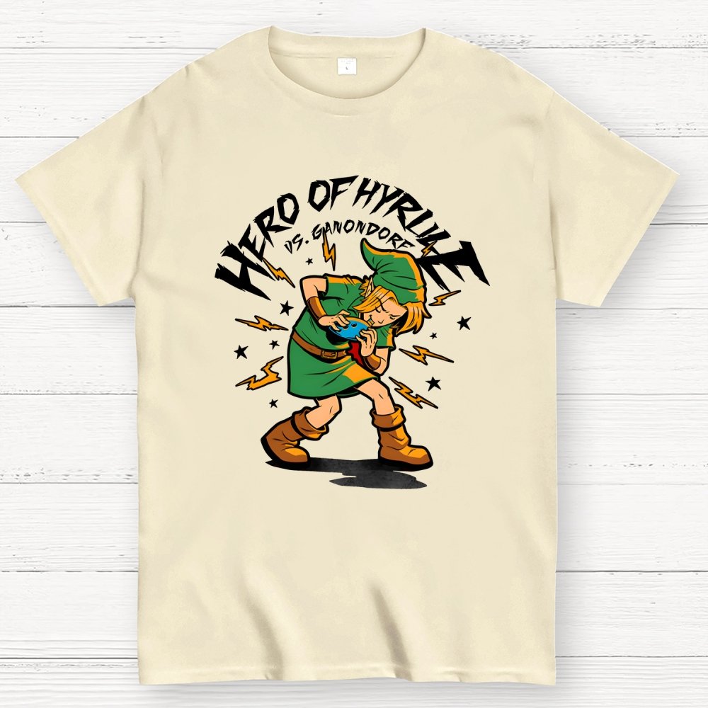 Hero Game Music Comic Geek T-Shirt