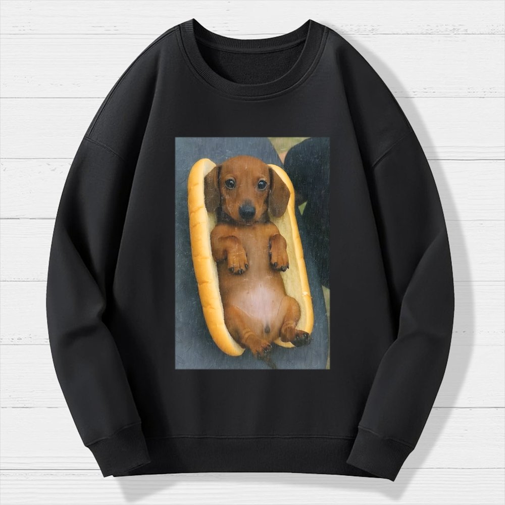 Real Hot Dog Geek Cotton Sweatshirt
