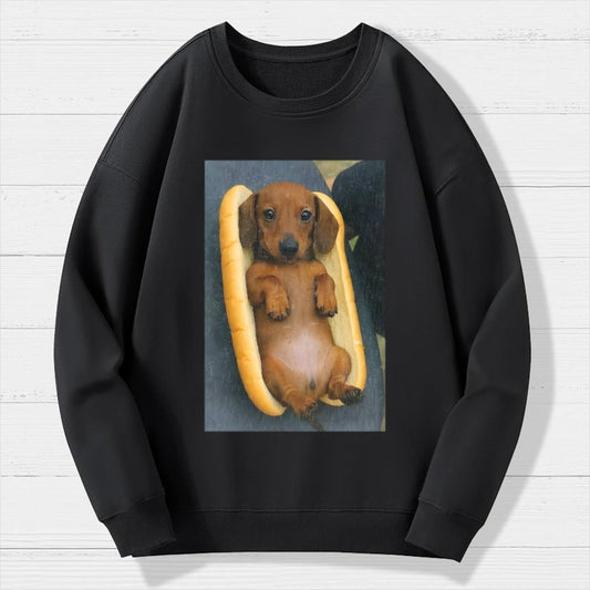 Real Hot Dog Geek Cotton Sweatshirt