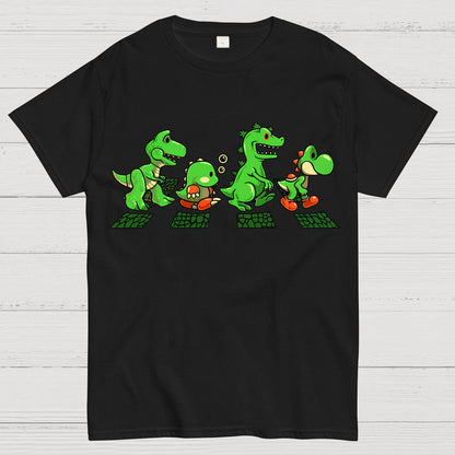 Green Scaly Road Geek T-Shirt