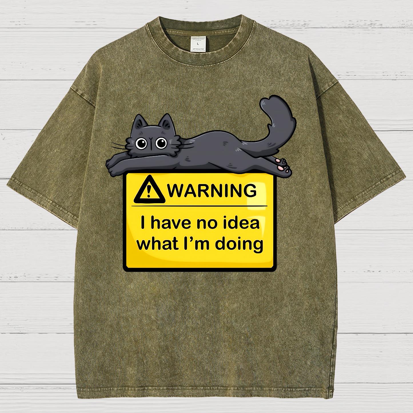 Warning, I Don't Know What I'm Doing! Vintage Distressed T-shirt