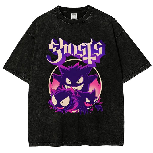 Haunted Ghosts Vintage Distressed T-shirt