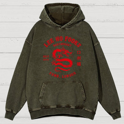 Lee Ho Fook Vintage Distressed Hoodie