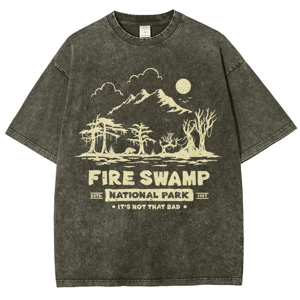 Flame Swamp National Park Vintage Distressed T-shirt