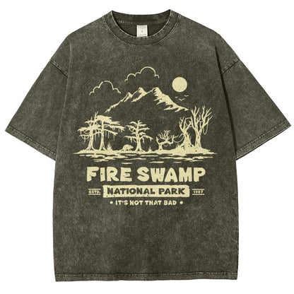 Flame Swamp National Park Vintage Distressed T-shirt