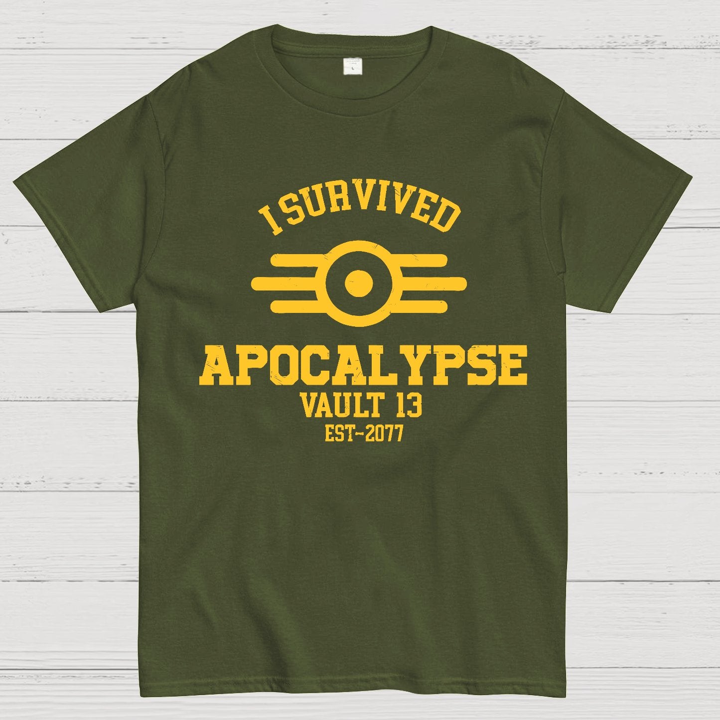 I Survived Apocalypse Geek T-Shirt