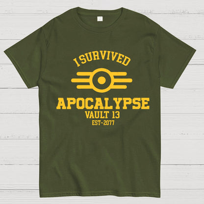 I Survived Apocalypse Geek T-Shirt