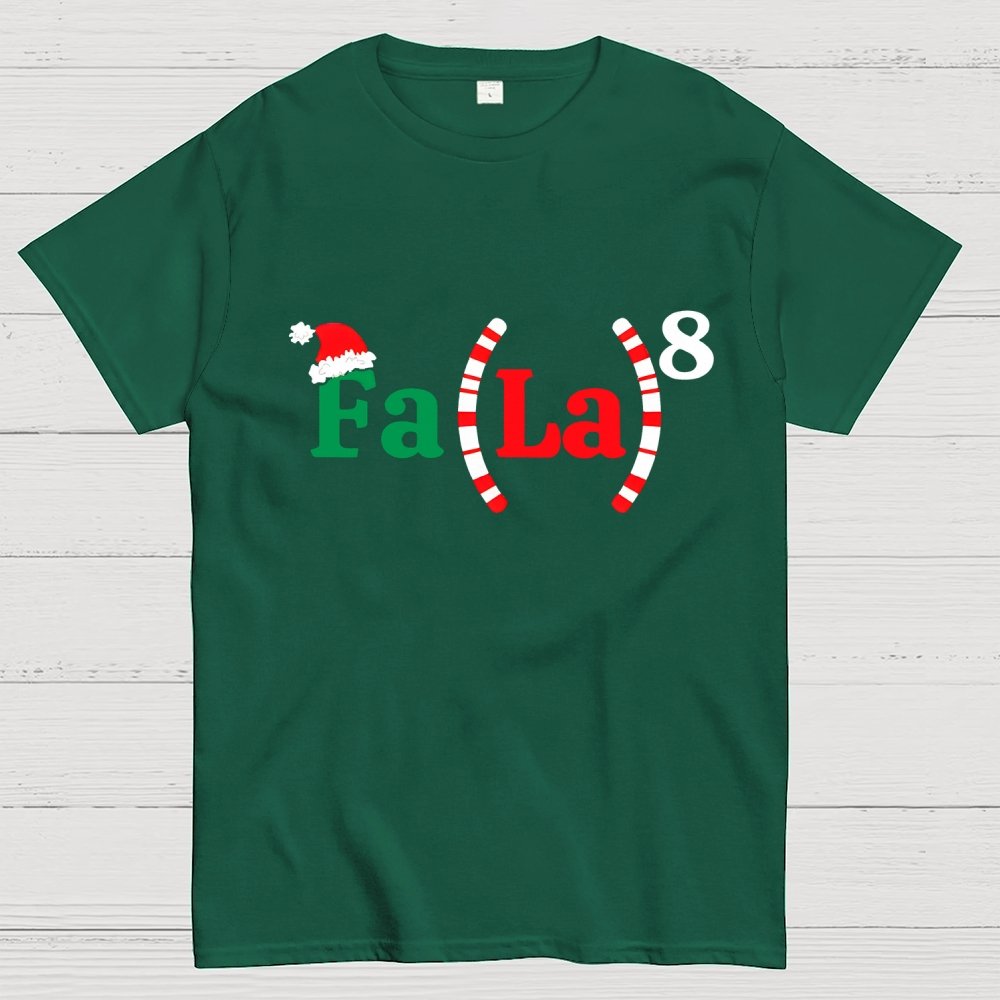Fa La La La La Christmas Math Geek T-Shirt