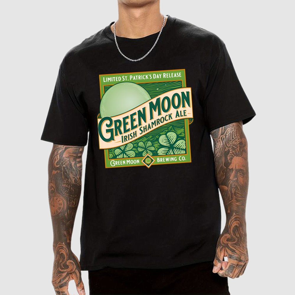 Green Moon Geek T-Shirt
