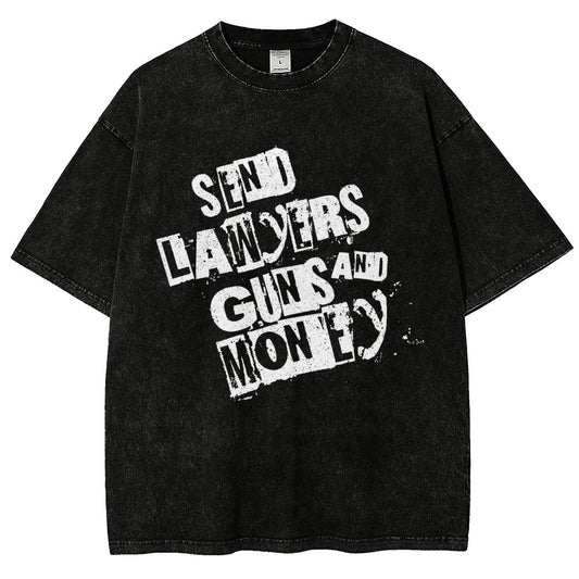 Send Lawyers Guns And Money Vintage Distressed T-shirt