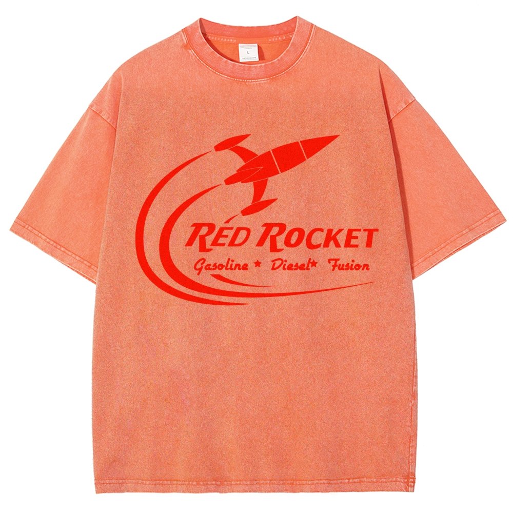 Red Rocket Fuel Vintage Distressed T-shirt