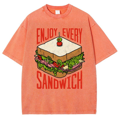 Enjoy Every Sandwich Vintage Distressed T-shirt