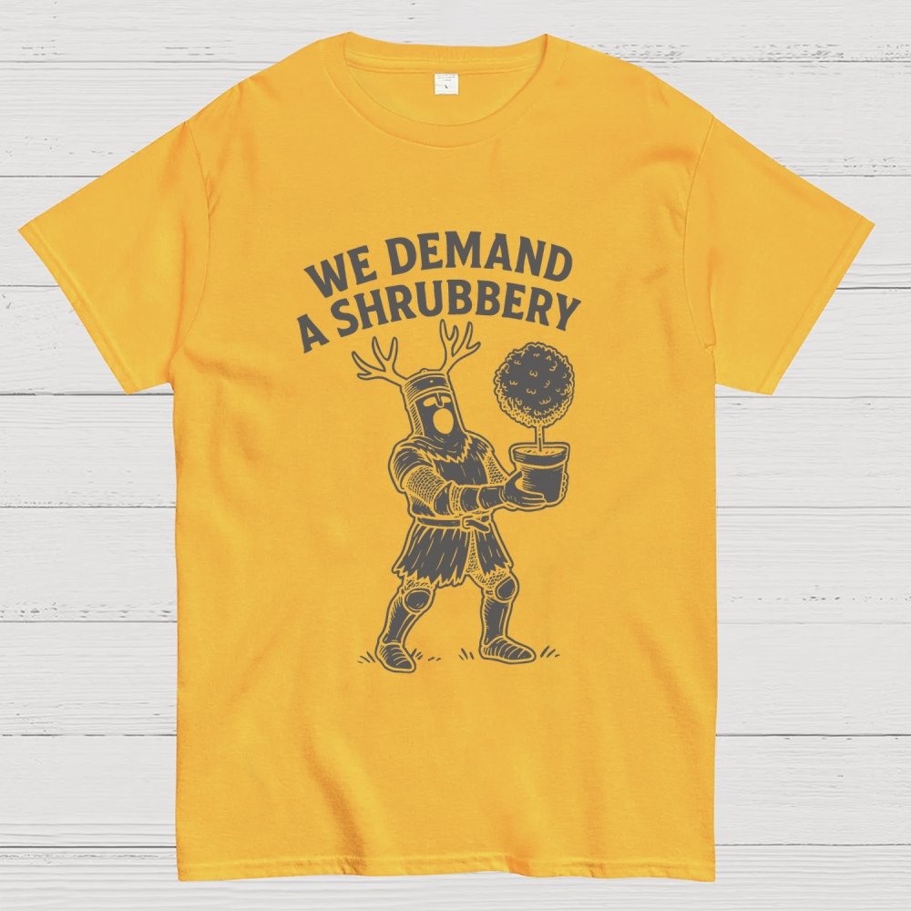 Funny Shrubbery Geek T-Shirt