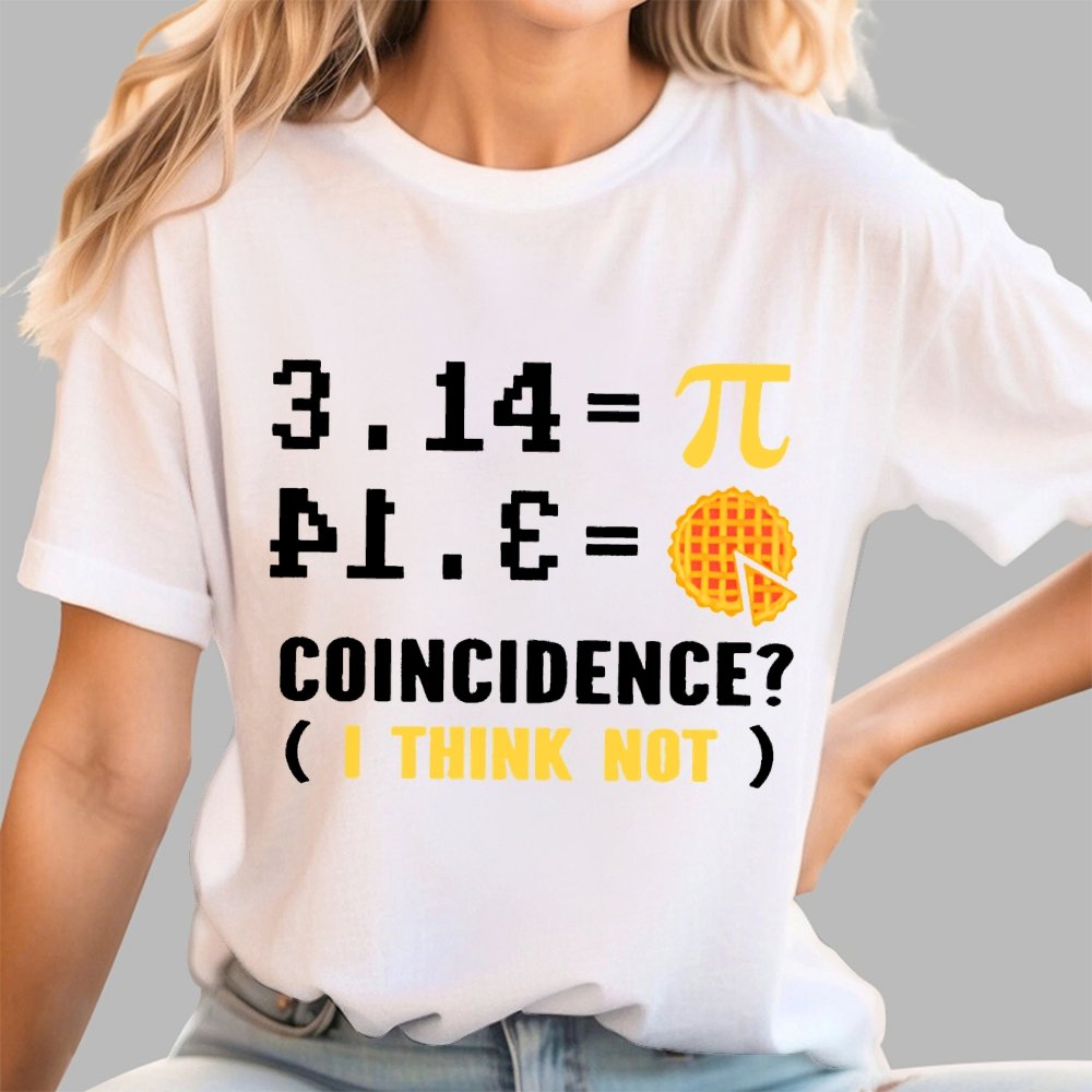 3.14 = pi coincidence (i think not) Geek T-Shirt