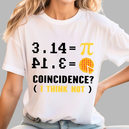 3.14 = pi coincidence (i think not) Geek T-Shirt