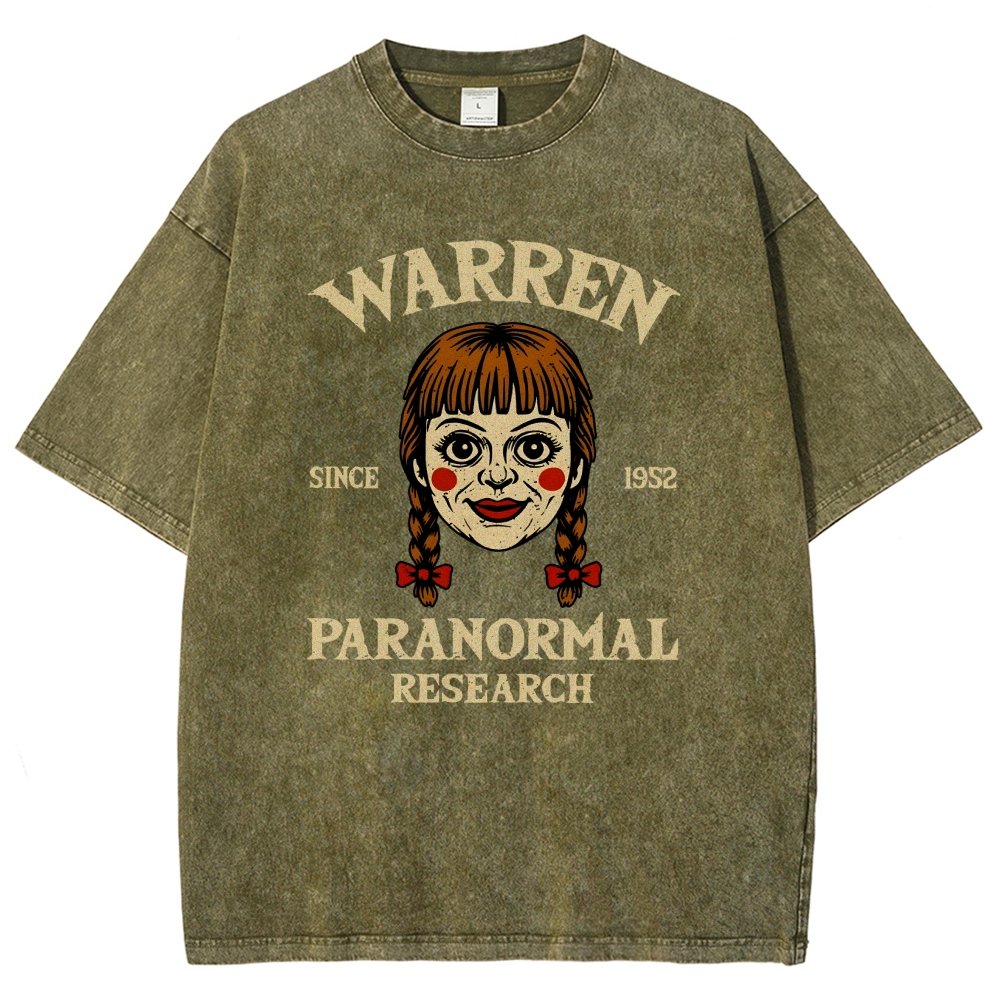Warren Paranormal Research Vintage Distressed T-shirt