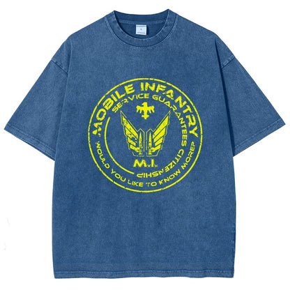 Service Guarantees Citizenship Vintage Distressed T-shirt