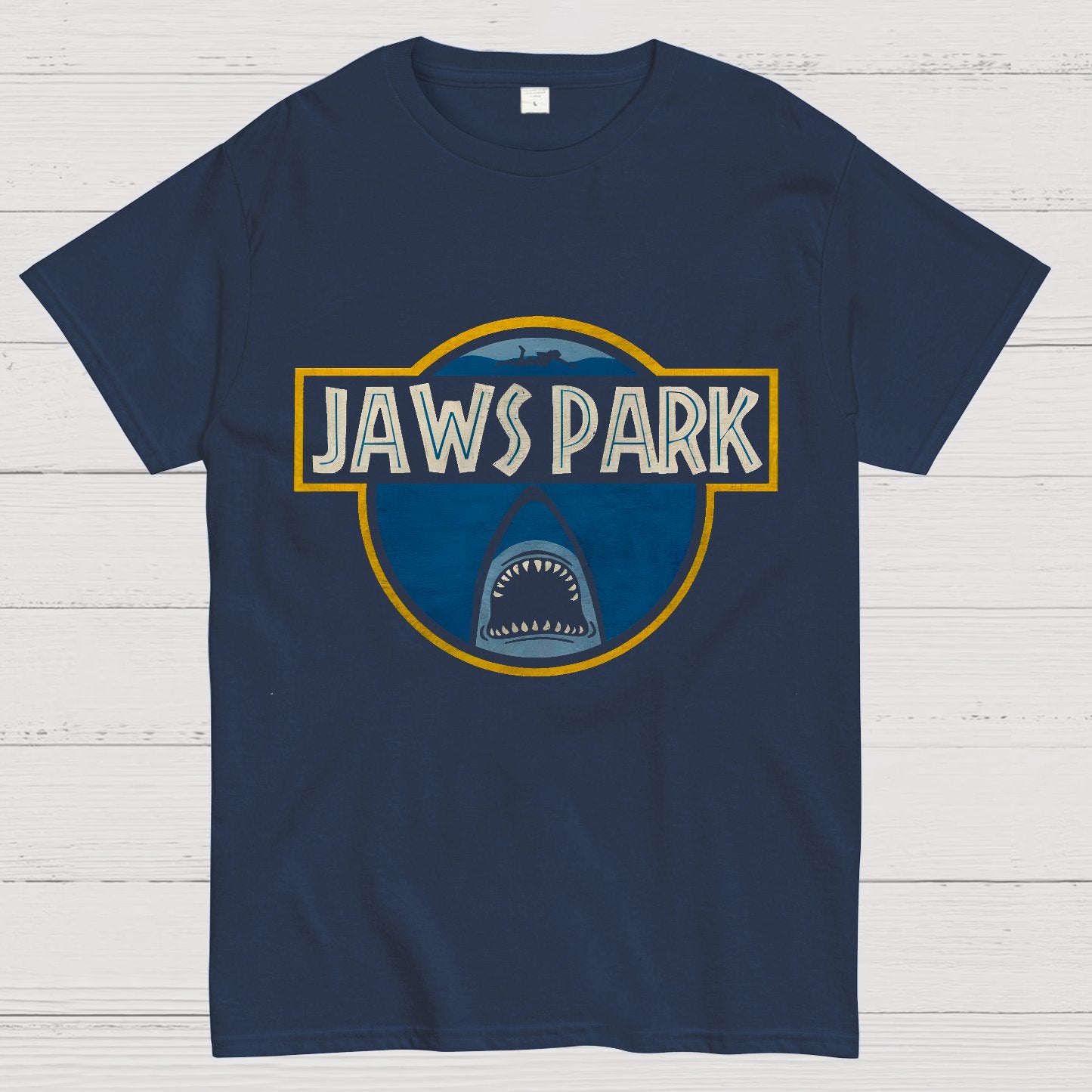 Great White Shark Park Geek T-Shirt