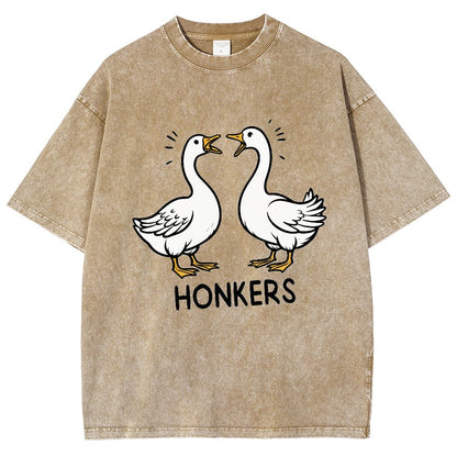 Honkers Funny Goose Vintage Distressed T-shirt