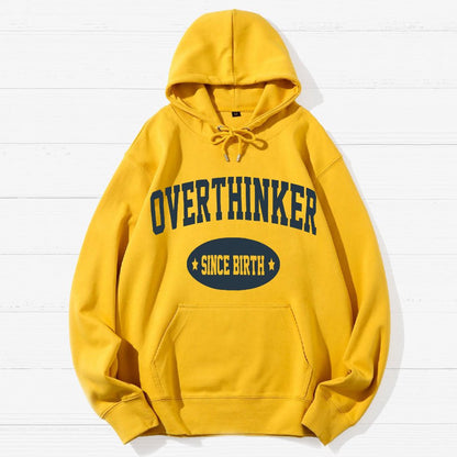 Overthinking Geek Cotton Hoodie