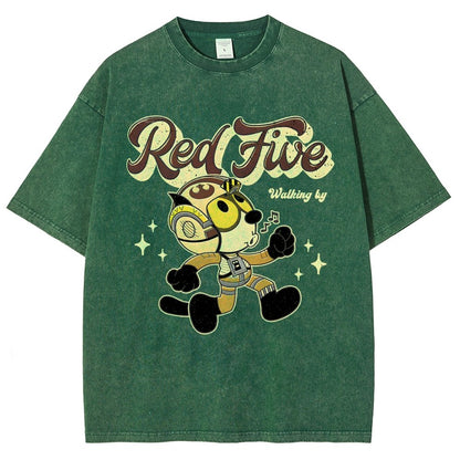 The Rebel Cat Vintage Distressed T-shirt