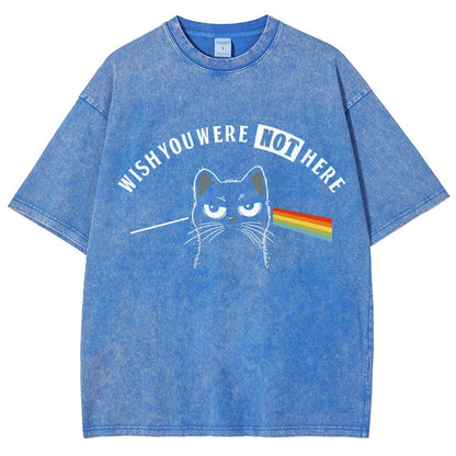Wish You Were NOT Here Vintage Distressed T-shirt