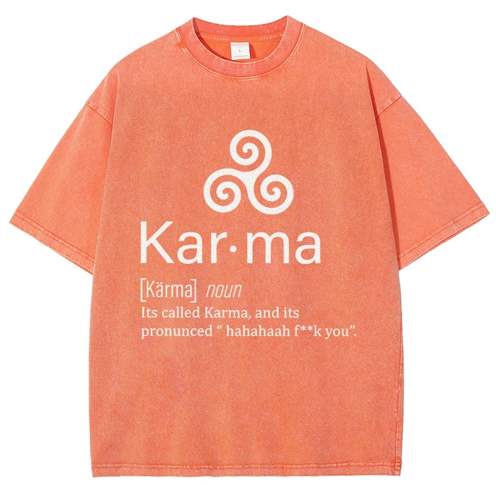 Karma definition Vintage Distressed T-shirt