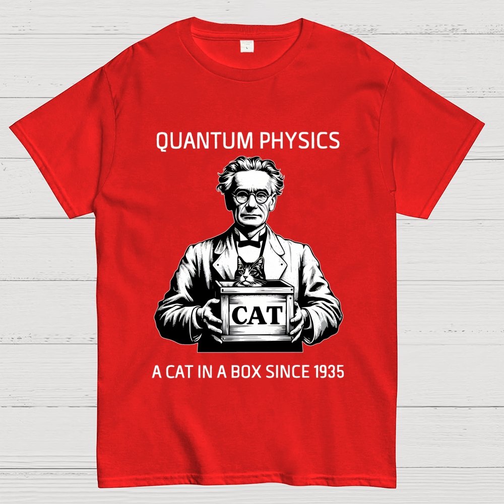 Schrödinger's Cat Quantum Geek T-Shirt