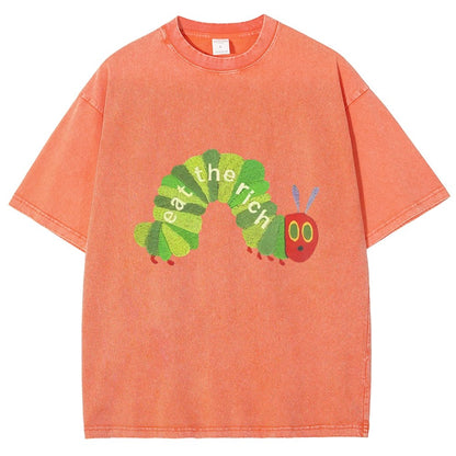 Eat the Rich Vintage Distressed T-shirt