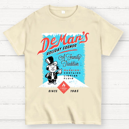 Charles DeMar's Eggnog with Lighter Fluid Geek T-Shirt