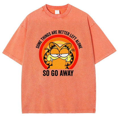 Some things are better leet alone Vintage Distressed T-shirt