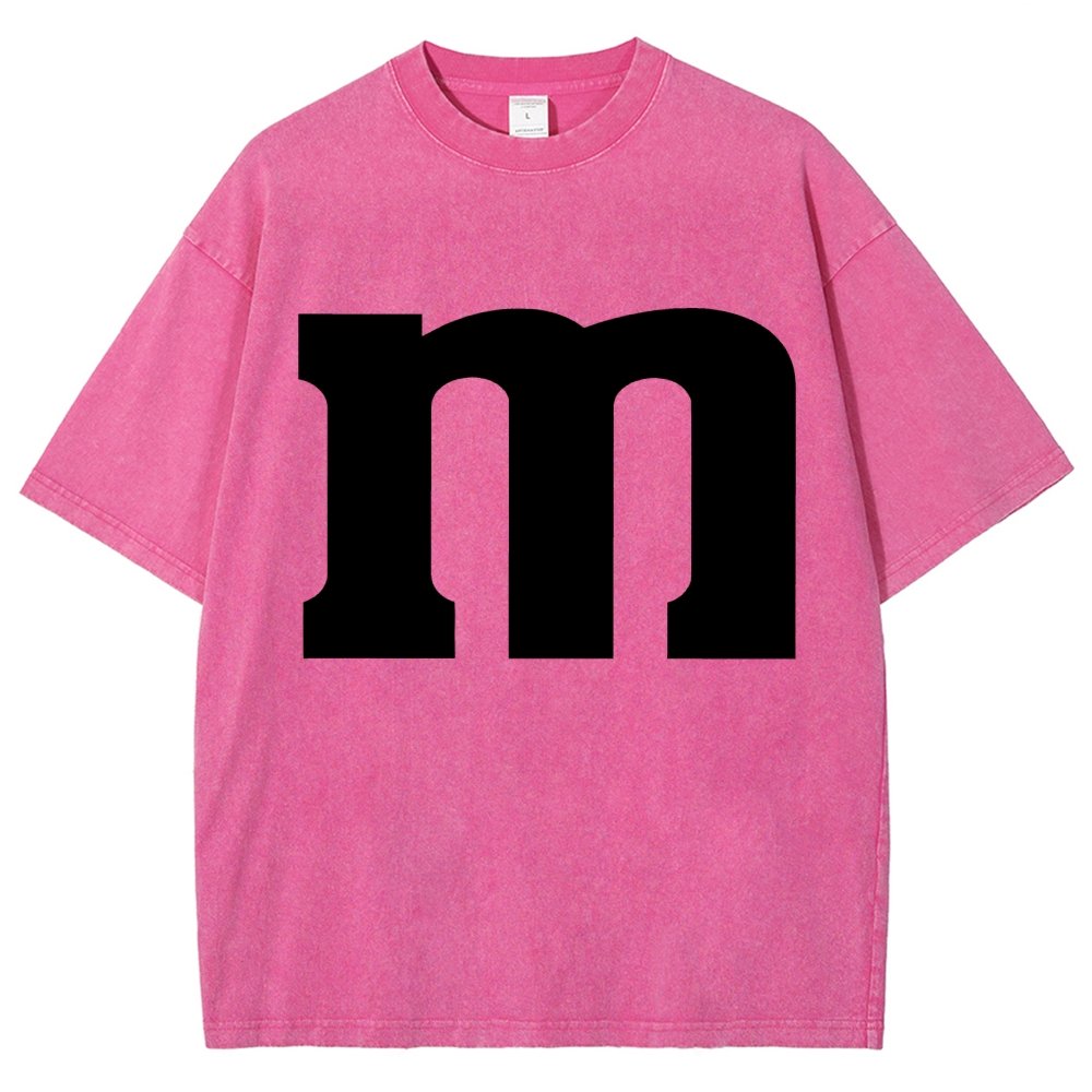 Fun letter M Vintage Distressed T-shirt