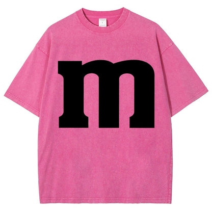 Fun letter M Vintage Distressed T-shirt