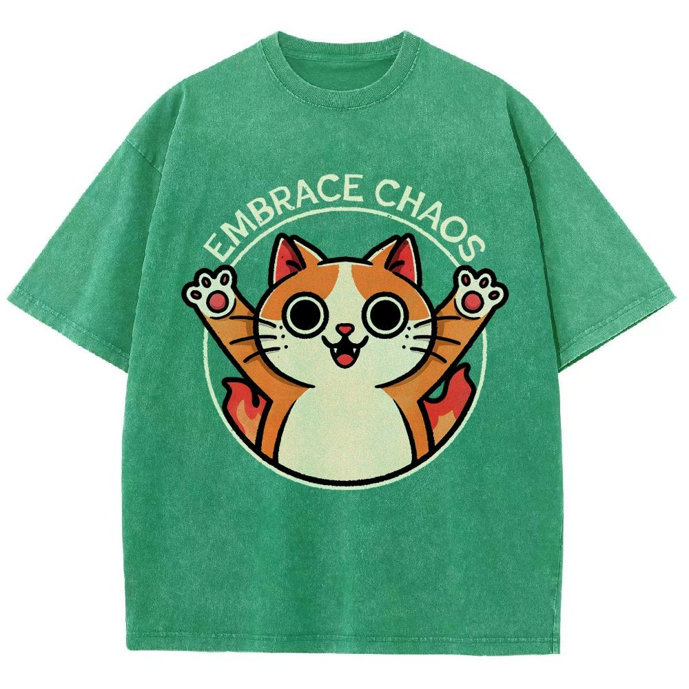 Embrace Chaos Vintage Distressed T-shirt