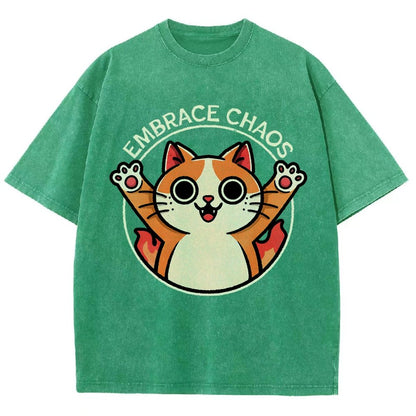 Embrace Chaos Vintage Distressed T-shirt