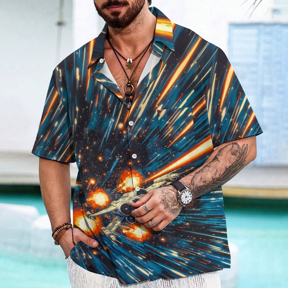 Space War Geek Hawaiian Shirt