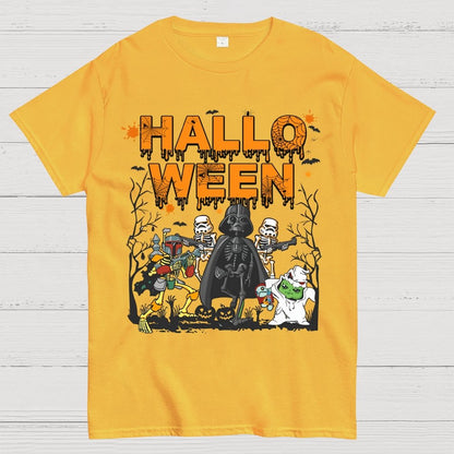 Star Battles Skull Ghost Halloween Unisex Geek T-Shirt