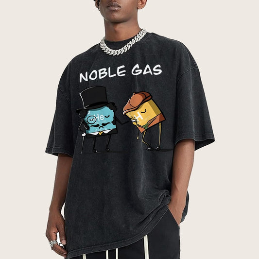 NOBLE GAS Vintage Distressed T-shirt