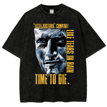 Time To Die Vintage Distressed T-shirt
