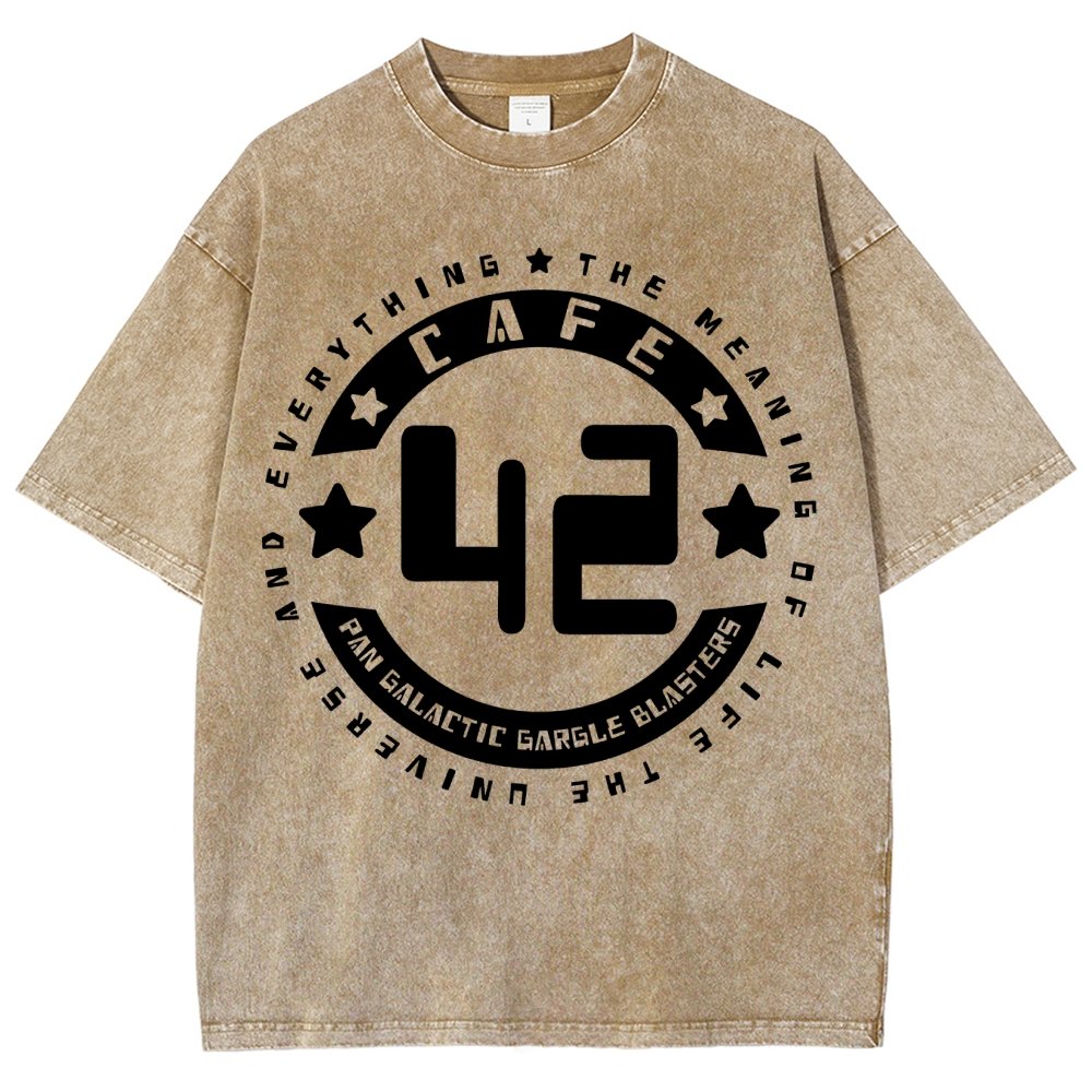 Cafe 42 Vintage Distressed T-shirt
