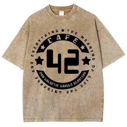 Cafe 42 Vintage Distressed T-shirt