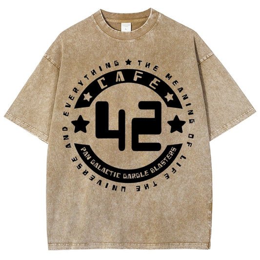 Cafe 42 Vintage Distressed T-shirt