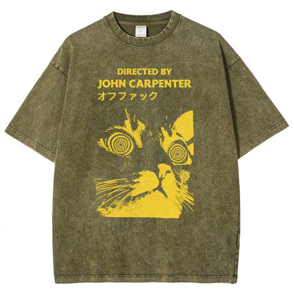 Directed by John Carpenter  Vintage Distressed T-shirt