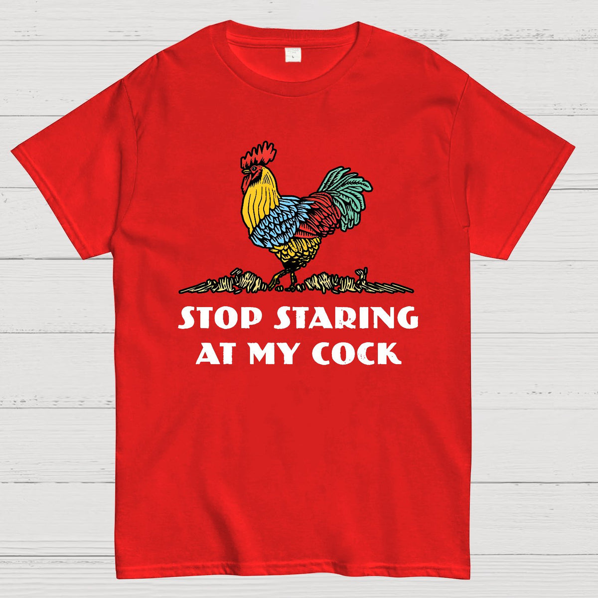 Stop Staring at My Cock Geek T-Shirt