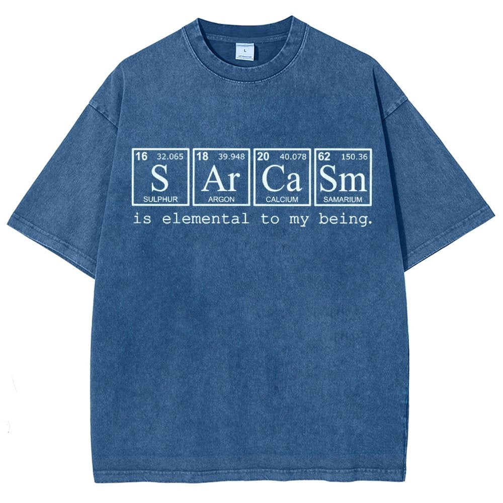 Periodic SArCaSm Vintage Distressed T-shirt