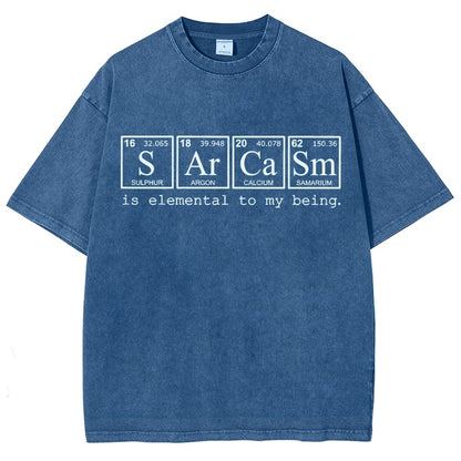 Periodic SArCaSm Vintage Distressed T-shirt
