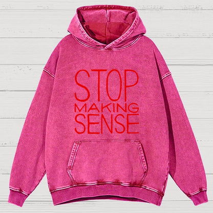 Stop Making Sense Vintage Distressed Hoodie